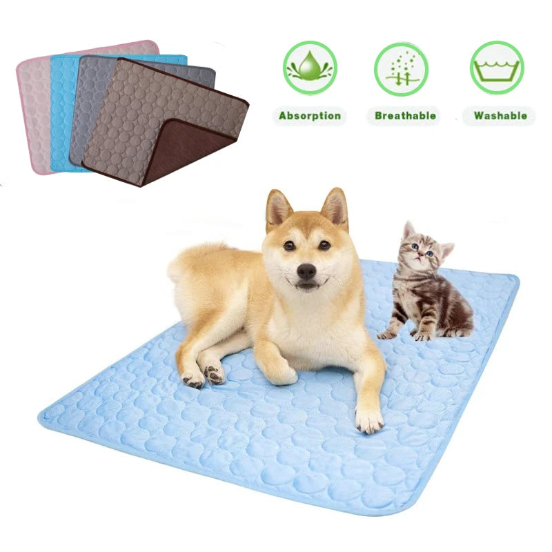 Sommer Hund Kühl Matte & Isomatte Wieder Verwendbar Wasch Bar & Tragbar Extra Groß Für Kleine Große Hunde Haustier Urin Matte Hund Autos Itz Bezug